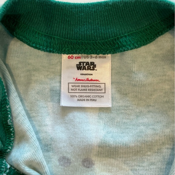 Hanna Andersson - Star Wars “The Child” Bodysuit + Pilot Cap - Size 3-6 Months - Picture 2 of 5